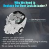 uxcell Replacement Rear Left Driver Side Power Door Lock Actuator