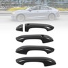 Exterior Door Handle Cover Carbon Fiber Pattern Outside Door Handle