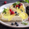 144pcs Mariposas Decorativas 3D, Adornos de Mariposa 3D para Cupcakes,