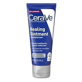 CeraVe Healing Ointment, Hydrating Skin Protectant With Petrolatum, Hyaluronic Acid & Ceramides, Face & Body Skin Barrier Repair For Cracked, Chafed, 