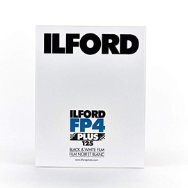 Ilford FP4+ Black and White 4x5 Sheet Film Pack of 25