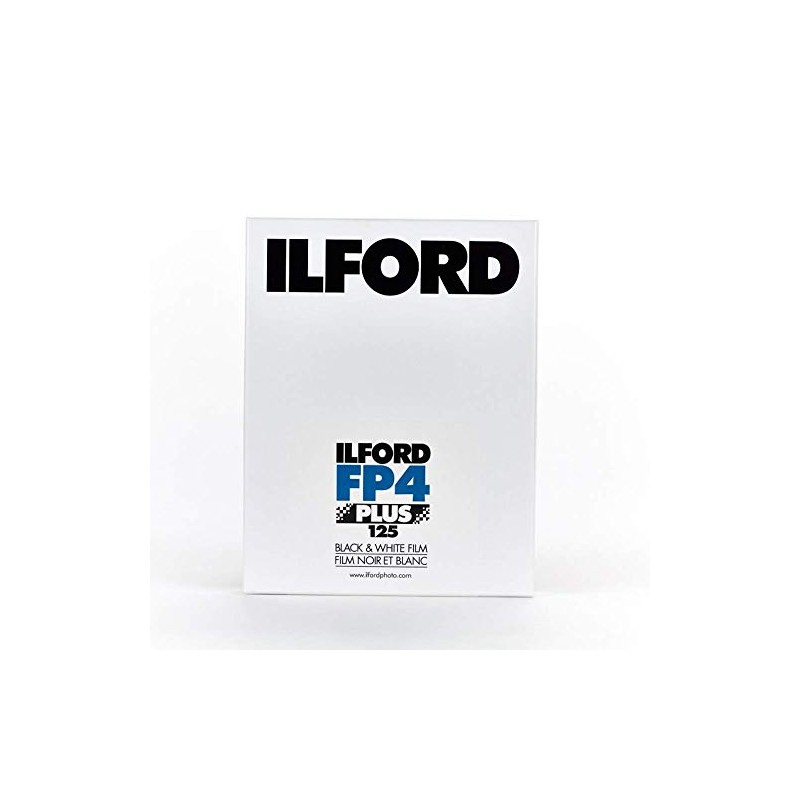 Ilford FP4+ Black and White 4x5 Sheet Film Pack of