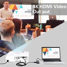 USB C Hub 7 in 1 Laptop Docking Station SD Card Reader USB to HDMI Multiport Adapter with USB 3.0 Port, 2 USB 2.0 Port and 1 PD Port Compatible for Windows, Mac and Linux