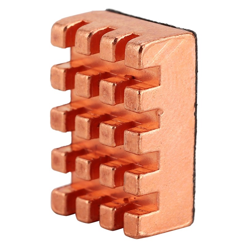 10pcs P15x5x10 Brass Heatsink with Thermal Adhesive Tape CPU Heat