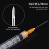 2.5ml Syringe with 25 gauge 1 inch Needles, Disposable Individually