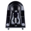 NovelBee 2-5/16" Flat Mount Trailer Coupler with Bolts Hardware,Black Powder
