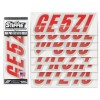 STIFFIE Techtron TT18 Boat PWC Letter Number Decal Registration RED