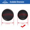 HOMOTEK 4 Pack Closet Door Finger Pull 1-3/4”, Easy Snap