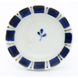 Arita Ware Central Kiln Oval Bean Plate, Goth Savi, Tokusa Rim