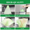 JelKen 90 Biodegradable Bin Liners 20L with Drawstring Tie Handle,
