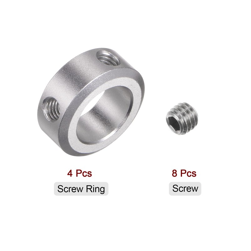 QUARKZMAN Set of 4 Adjusting Rings Shaft 16 mm Bore