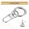 M METERXITY 30pcs Lobster Claw Buckle Zinc Alloy Swivel Rigger