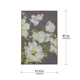 A&B Home Flower Wall Art Wall Decor 31.5x1.5x47