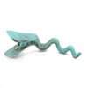 Mini Wave Hair Clip in Turquoise Marbled Size Small Approx.