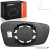 A-Premium Left Driver Side Heated Mirror Glass with Backing Plate