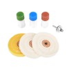 7Pcs Hard Metal Scratch Removal Buffing and Polishing Pads Set