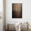 SIGNFORD Framed Canvas Print Wall Art Abstract Textured Dark Shades