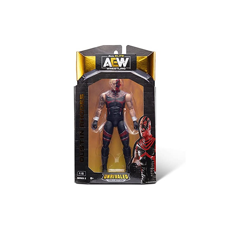 Dustin Rhodes - AEW Unrivaled 2 Toy Wrestling Action Figure