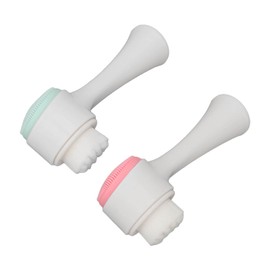 Cepillo Limpiador Facial, Cepillo de Lavado de Cara con Base de Pie, Masaje Facial de Silicona Suave de 2 Piezas para Cara