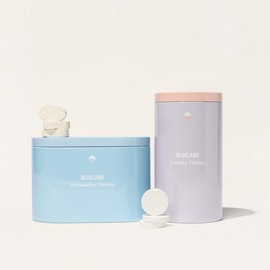 Blueland Dishwasher & Laundry Detergent Duo, 60 Tablets Each, Plastic-Free, Plant-Based, Space-Saving, Fresh Lemon Scent, Kit Savings - Quantity: 60 Dishwasher & 60 Laundry Tablets, Laundry Scent: Spring Bloom