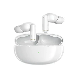 QCY Wireless Earbuds, Active Noise Cancelling, Hybrid ANC, External Sound Capture, Supports Dedicated Apps, IPX5 Waterproof, White, QCY-HT03WH