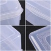 Sadstory 11 Quart Clear Plastic Storage Containers with Lid, Plastic