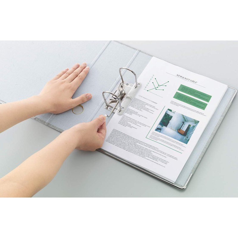 ライオン事務器 AZファイル A4S No.10 グレー