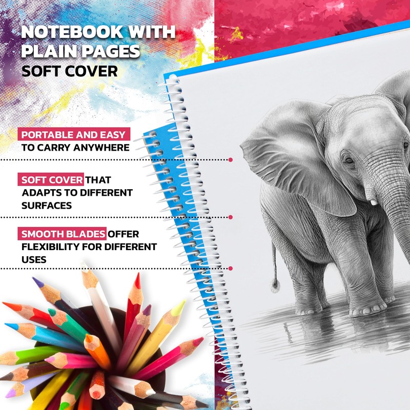 DOJA Barcelona | DIN A5 Notebook Unlined | Pack of