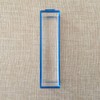6 inch 5X Blue Raised Domed Bar Magnifier with Reading