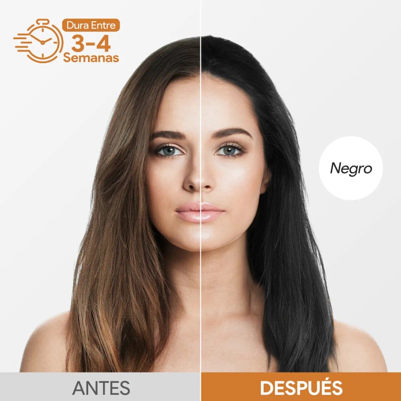 Shampoo Tinte Instantáneo Cubre Canas 3en1 Natural Jengibre