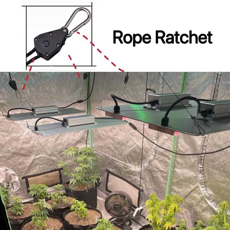 Green Hut 6 Pair of 1/8 inch Adjustable Rope Hanger