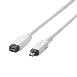 erekomu IEEE1394b FireWire800 Cable 9pin - 4pin 1.0 m White ie - 941wh