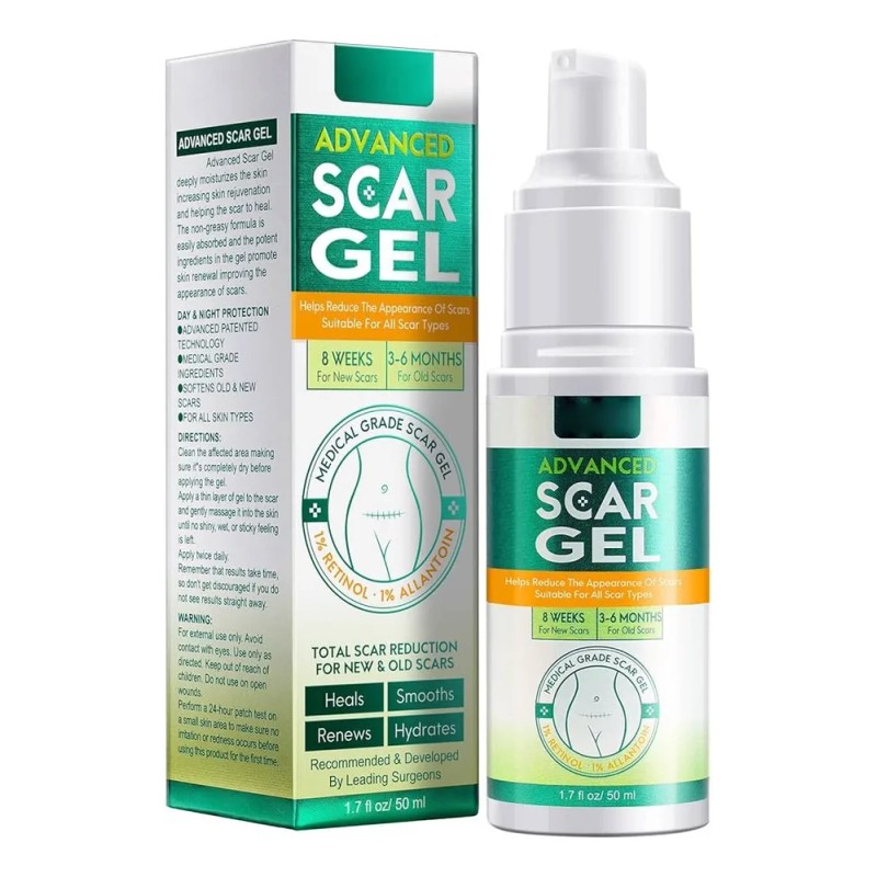 Gel Silicona Cicatrices Quemaduras Cacarizos Cesáreas Marcas
