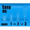 FoldyCups.com Travel Wine / Champagne Glasses (Set of 2) -