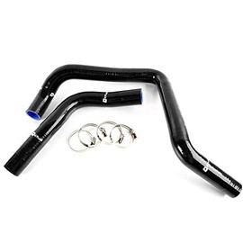 G-PLUS Silicone Radiator Coolant Hose Pipe Kit Clamps Compatible with HONDA CIVIC EK4/9 Type Rdc 2 Dohc B16A/B B18C,Black