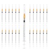 20 x 1ml 25G Precision Dispensing Measurement Tools, individually wrapped,