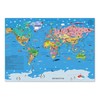 Children’s World Map Poster for Wall – Large A1 Illustrated