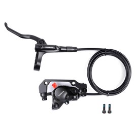 Bike Hydraulic Brake Set MT200 1000x1700mm MTB Disc Brake Lever Mountain Bike Double Piston Drive Front and Rear Hydraulic Disc Brakes for Shimano, with 2pcs Brake Rotors 160mm