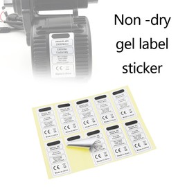 10pcs Mid Drive Motor Sticker 48V 250W Motor Waterproof Sticker Decal 70x35mm Motor CE Label Tags Compatible with BBS02B BBS01B