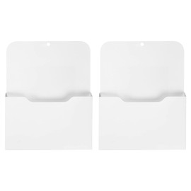 Hausdec Magnetic File Holder, Paper Holder, Organiser, Hanging Wall File Organiser, Office Needs Storage, Magazine Mail Organiser Case for Planner, Letter