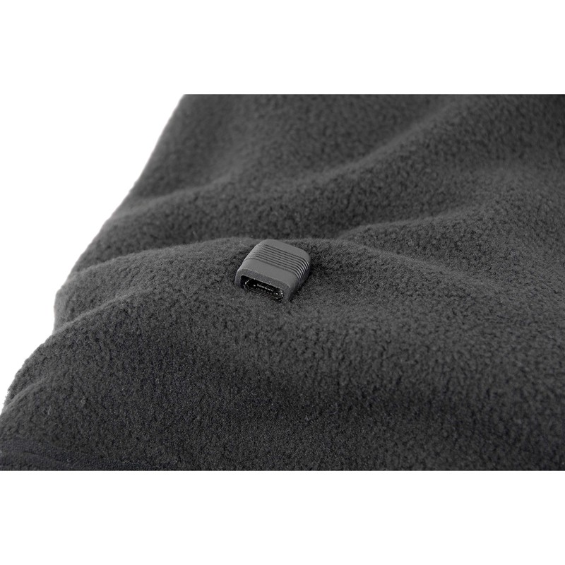 Komine EK-304 Motorcycle USB Electric Neck Warmer, Free Black