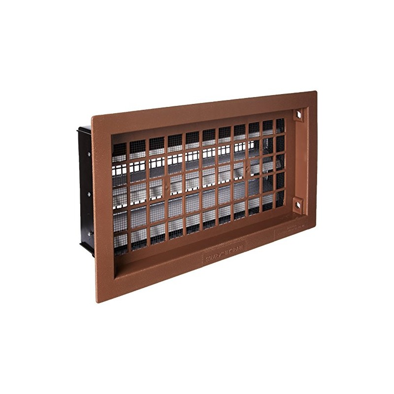 Air Vent RABR Heavy-Duty Automatic Foundation Vent, Brown, 50", 1-Qty