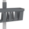 vidaXL Aluminum Shower Shelves - Corrosion-Resistant Shower Hanger Shelf with