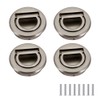 FEEIMOL Pack of 4 Tatami Hidden Handles Embedded Pull Ring