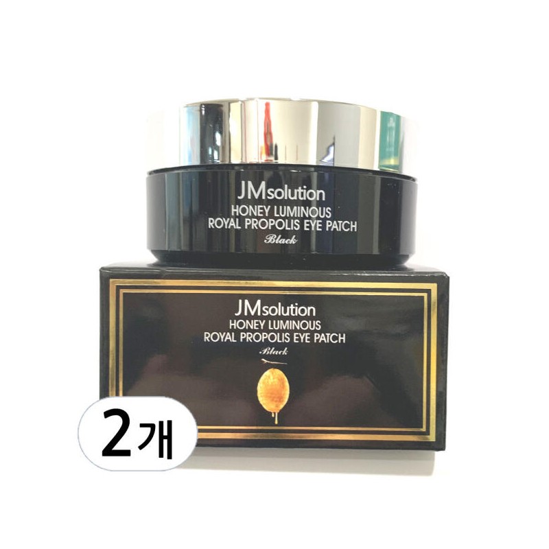 JM Solution 제이엠솔루션 꿀광 로얄 프로폴리스 아이패치 블랙 60매 2개(1.+1.)