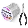 Modacraft 22 Gauge Silver Wire for Jewelry Making with Jewelry