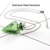 1PC Colorful Cone Bottle Aroma Essential Oil Diffuser Pendant Necklace
