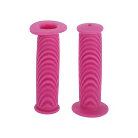 TUCKBOLD Bike Handlebar Grips Covers 110mm Long Lightweight | Bicycle End Grips Protector Pink 1 Pair