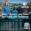 Aqua Design Womens Comfort Fit Long Sleeve Swim Surf Rash