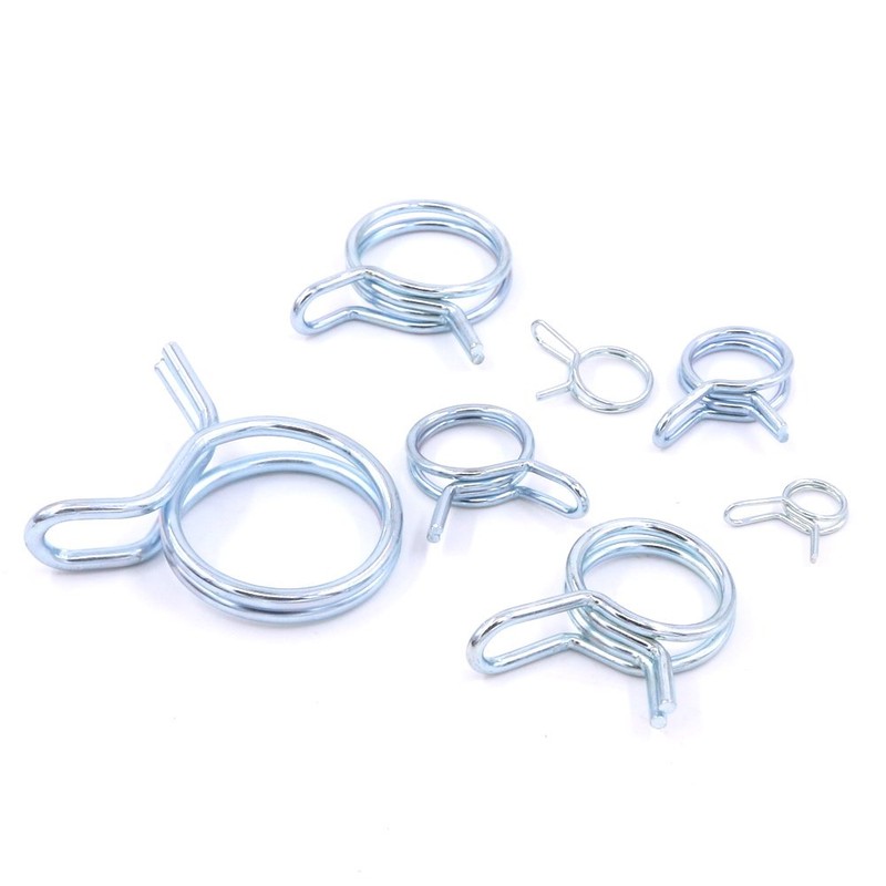 Hilitchi 135-Pcs Double Wire Fuel Line Hose Tube Spring Clips